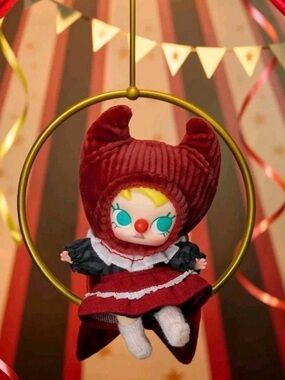 NIB | Why So Serious | Crimson Dancer Vinyl Plush & Ring Set | POP MART